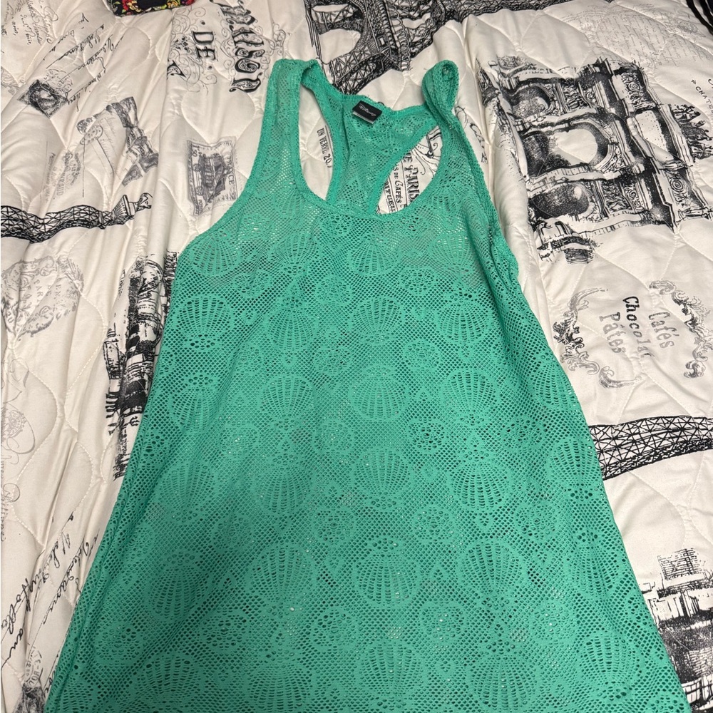 Hot Topic Teal Swim Coverup
